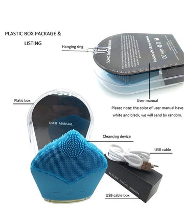 Rechargeable Silicone Facial Cleansing Brush