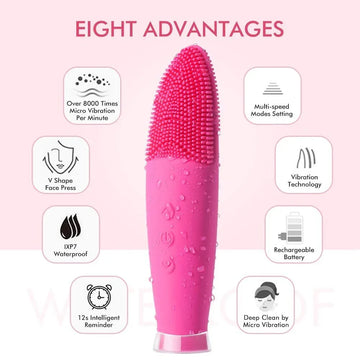 Rechargeable Waterproof Facial Brush